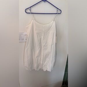 Faithfull the Brand White Anais Mini Dress